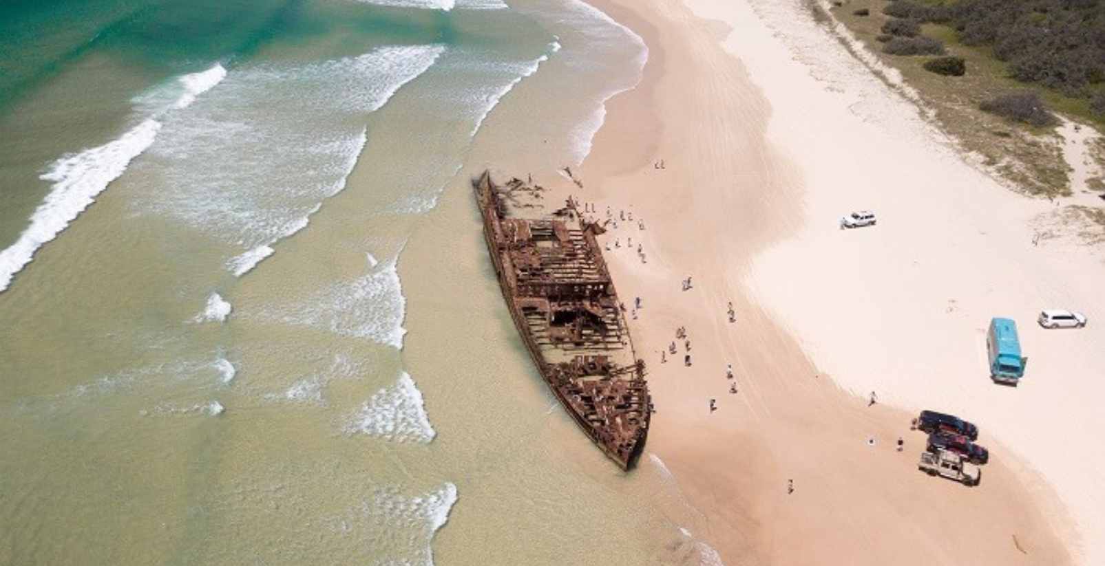 Maheno Shipwrecks on Fraser Island