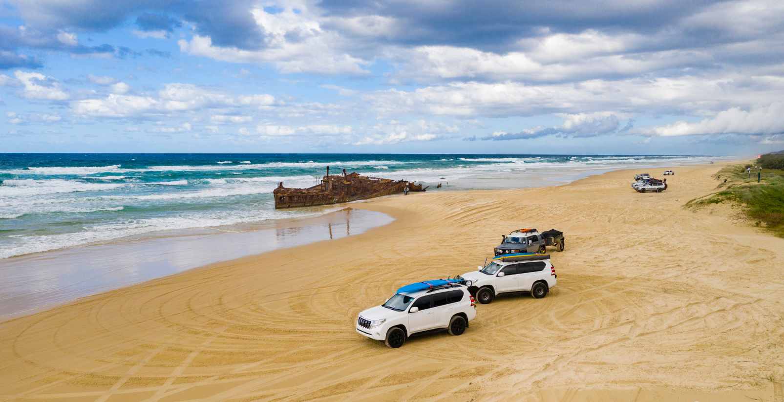 Maheno Shipwrecks on Fraser Island